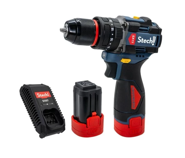 StechEnd SX17 2x2Ah Akülü Darbeli Matkap ürün görseli 1