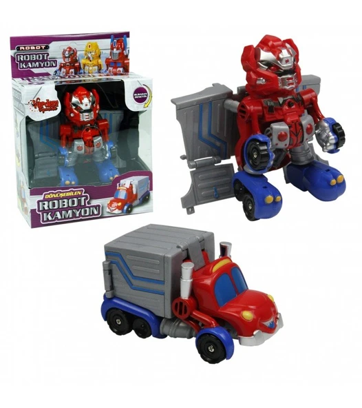 Dönüşebilen Mini Robot Kamyon - Mavi Su Dünyası ürün görseli 1