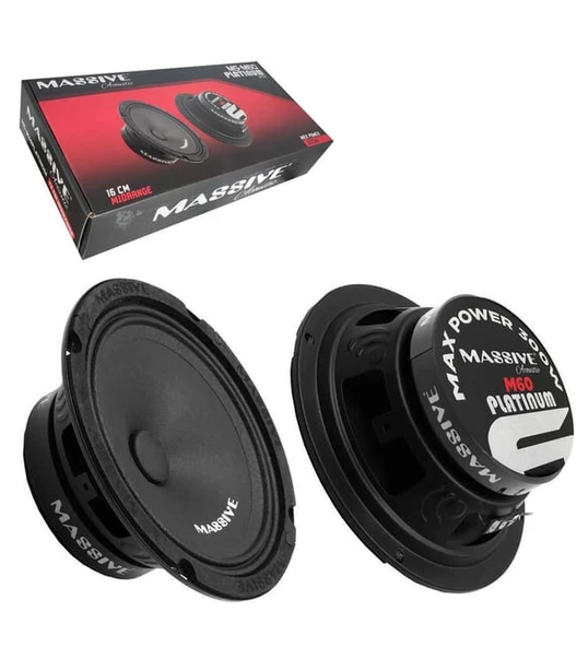 Massive MS-M60FX Oto Midrange 16CM 300 Watt 2 Adet ürün görseli 1