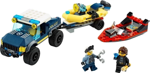 LEGO City 60272 Elite Police Boat Transport ürün görseli 1