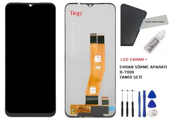Tkgz - Samsung Galaxy A14 - 4G - SM-A145 Lcd Ekran Dokunmatik + B-7000 + Tamir Kiti ürün görseli 1