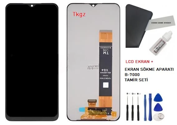 Tkgz - Samsung Galaxy A13 - SM-A135 Lcd Ekran Dokunmatik + B-7000 + Tamir Kiti ürün görseli 1