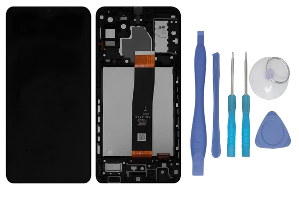 Tkgz - Samsung Galaxy M32 5G SM-M326 Lcd Ekran Dokunmatik Full Çıtalı + Tamir Kiti ürün görseli 1