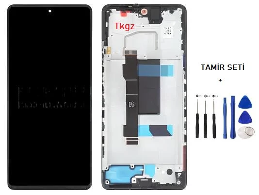 Tkgz - Xiaomi Redmi POXO X5 PRO Lcd Ekran Dokunmatik TFT Full Çıtalı + Tamir Kiti ürün görseli 1