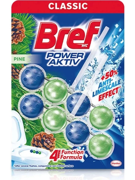 Bref Wc Power Aktiv Duopack Katı Tuvalet Bloğu Çam ürün görseli 1