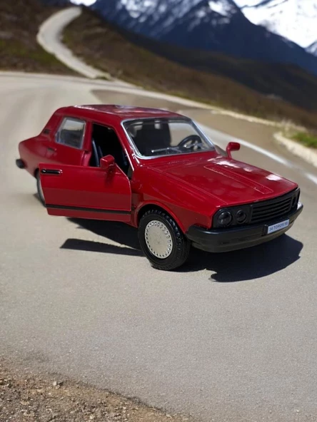 Metal Araba Çek Bırak Toros Bordo Sesli ve Işıklı ( 1/36 Ölçek ) ürün görseli 1