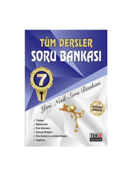 Tekiz 7.Sınıf Tüm Dersler Soru Bankası ürün görseli 1