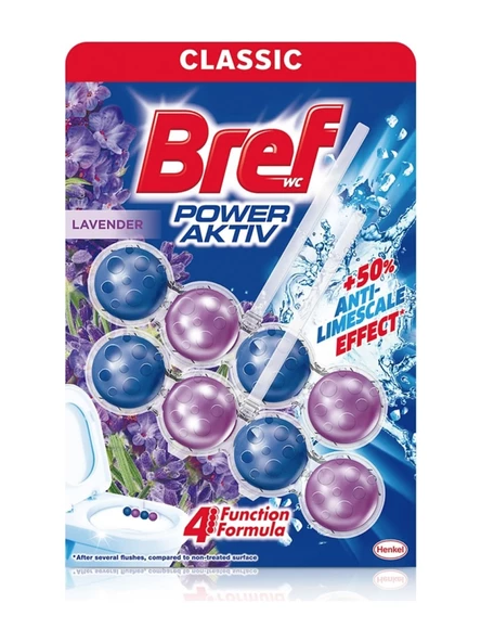 Bref WC Power Aktiv Duopack Katı Tuvalet Bloğu Lavanta ürün görseli 1