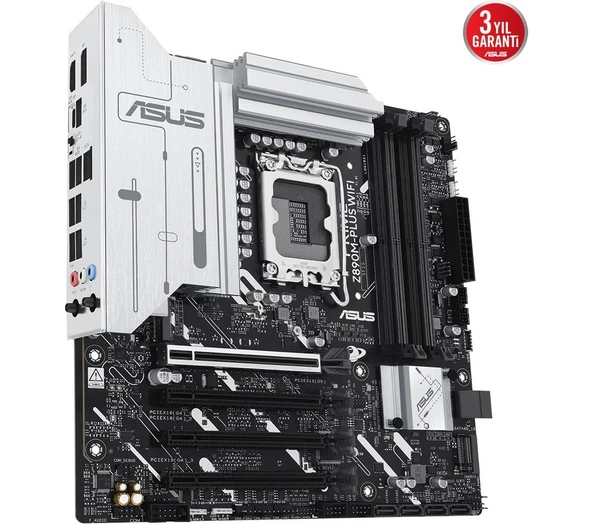 Z890M-PLUS WIFI Intel Z890 8400MHZ DDR5 LGA1851 DP HDMI Type-C 3x M2 USB3.2 WiFi 7 + BT AURA R ürün görseli 1