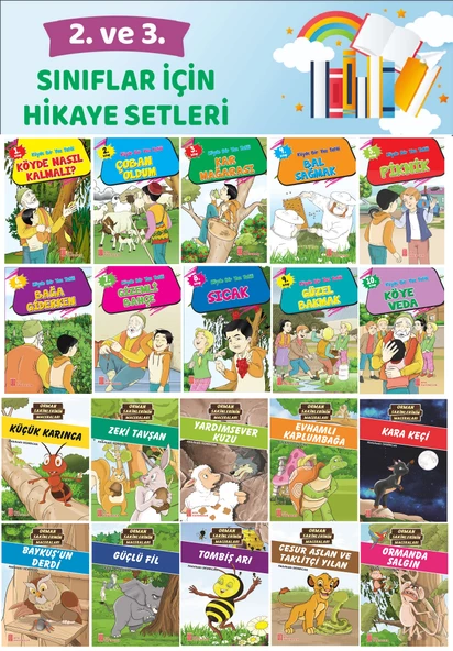 2.ve 3.Sınıflar İçin Hikaye Setleri 2 (20 Kitap) ürün görseli 1