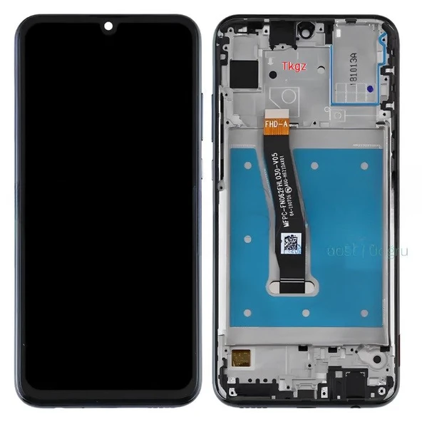 Tkgz Honor 10 Lite Lcd Ekran Dokunmatik -A- KaLite ÇITALI SİYAH ürün görseli 1