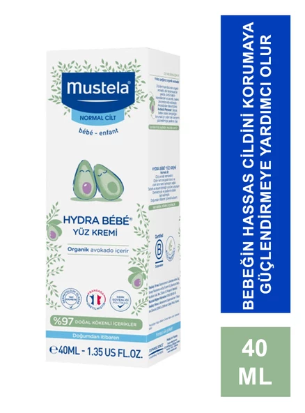 Mustela Hydra Bebe Facial Cream  40 ml Yüz Kremi ürün görseli 1