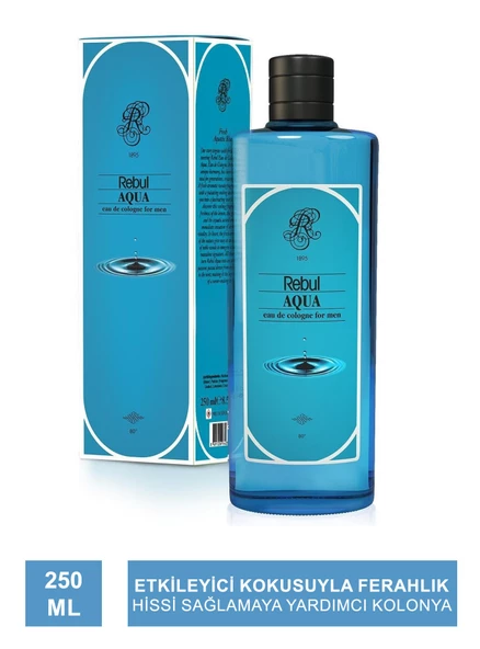 Rebul Aqua Cam Kolonya 250 ml ürün görseli 1