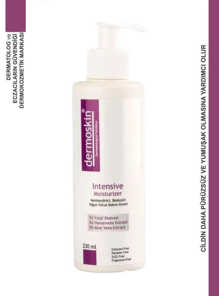 Dermoskin Intensive Moisturizer Nemlendirici Vücut Bakım Kremi 230 ml ürün görseli 1