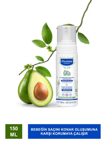 Mustela Yenidoğan Köpük Şampuanı 150 ml ürün görseli 1