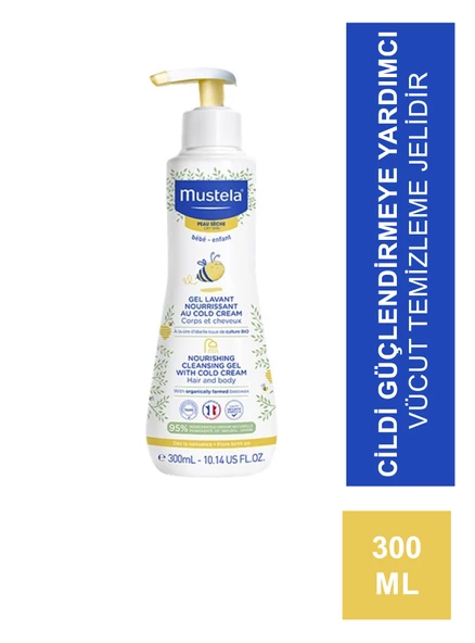 Mustela Nourishing Cleansing Gel With Cold Cream 300 ml Banyo Jeli ürün görseli 1