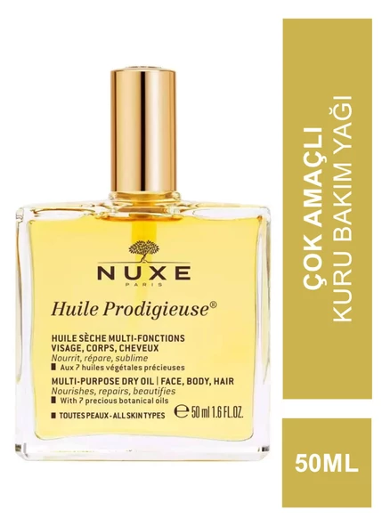 Nuxe Huile Prodigieuse Çok Amaçlı Kuru Bakım Yağı 50 ml ürün görseli 1