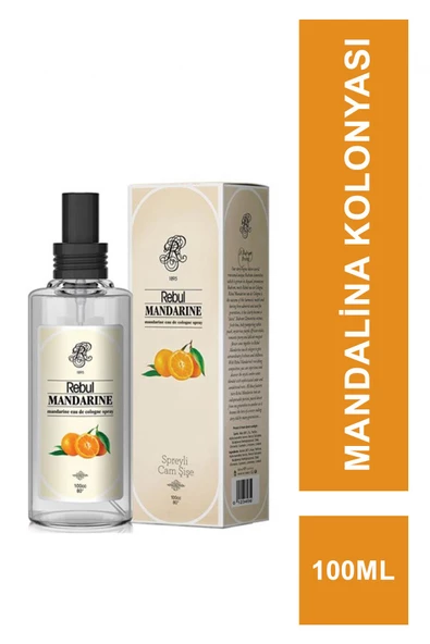 Rebul Mandarine Spreyli Pet Şişe Kolonya 125 ml ürün görseli 1