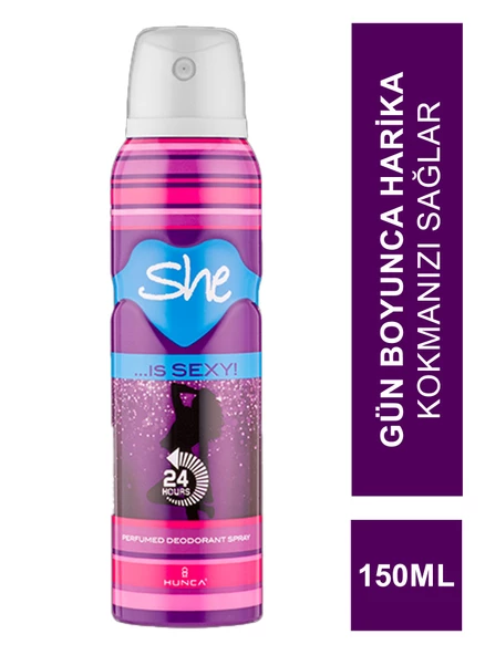 She İs Sexy For Women Deodorant Sprey 150 ml ürün görseli 1