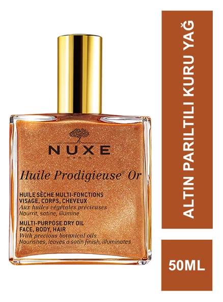 Nuxe Huile Prodigieuse Or Altın Parıltılı Kuru Yağ 50 ml ürün görseli 1