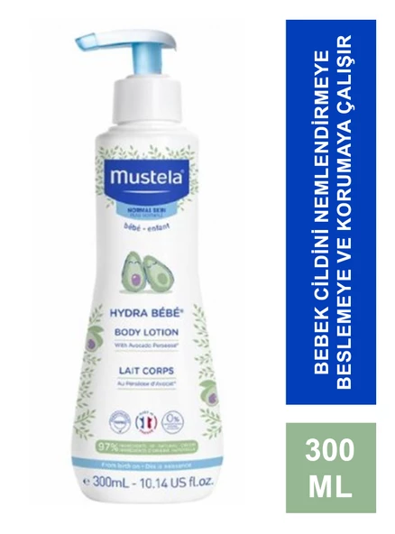 Mustela Hydra Bebe Lait Corps Body 300 ml Vücut Losyonu ürün görseli 1