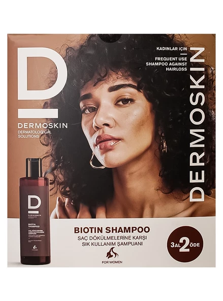 Dermoskin Biotin Şampuan Kadın 200 ml 3 Al 2 Öde ürün görseli 1