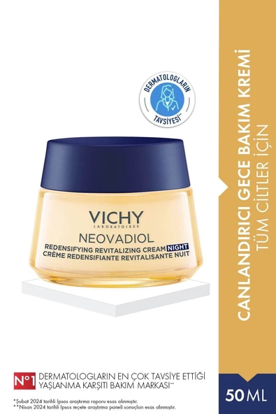 Vichy Neovadiol Peri-Menopause Gece Bakım Kremi 50 ml ürün görseli 1