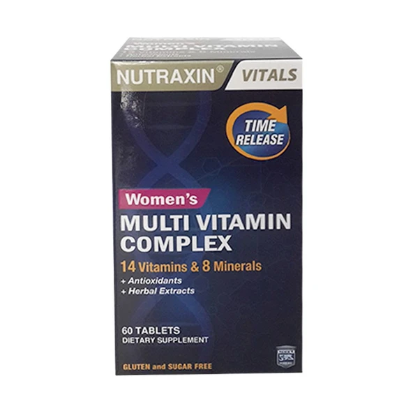 Nutraxin Womens Multi Vitamin Complex 60 Tablets ürün görseli 1