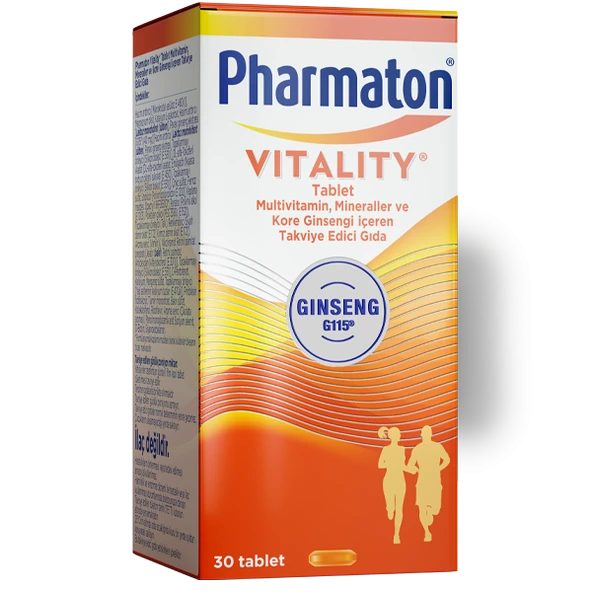 Pharmaton Vitality Multivitamin 30 Tablet - Takviye Edici Gıda ürün görseli 1