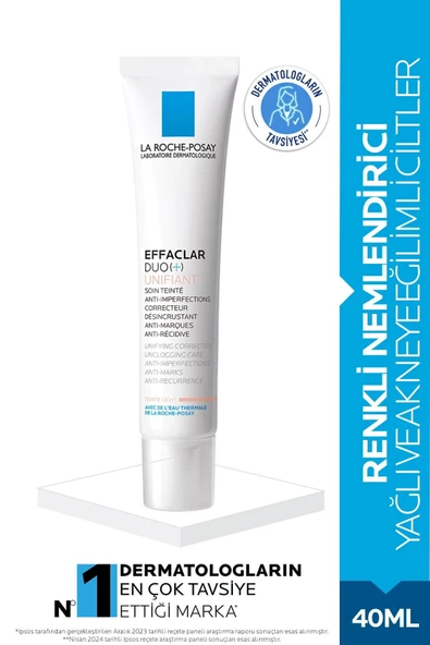 La Roche Posay Effaclar Duo Unifiant Kapatıcı 40 mlLight ürün görseli 1