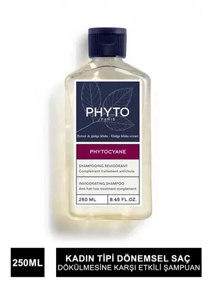 Phyto Phytocyane Kadın Tipi Dökülme Giderici Şampuan 250ml ürün görseli 1