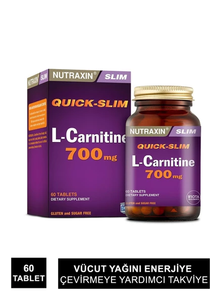 Nutraxin L-Carnitine 700 mg 60 Kapsül ürün görseli 1