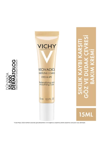 Vichy Neovadiol Contours GF Göz ve Dudak Kremi 15 ml ürün görseli 1