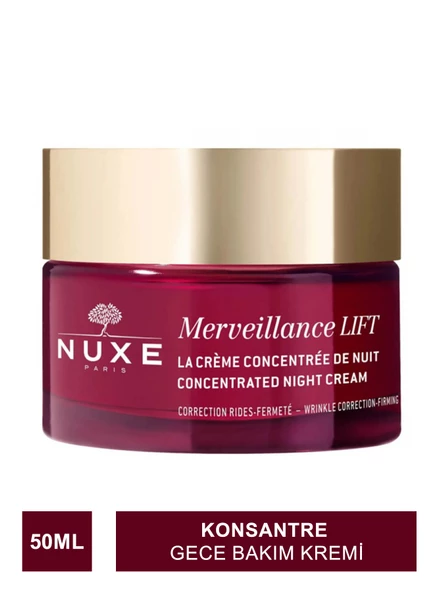 Nuxe Merveillance Lift Concentrated Night Cream 50 ml - Konsantre Gece Bakım Kremi ürün görseli 1