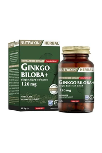 Nutraxin Ginkgo Biloba 60 Kapsül ürün görseli 1