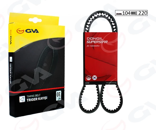 TRİGER KAYIŞI 104x220 HONDA CIVIC 1.6 1.7 16V 00-05 FR-V 1.7Vtec 16V 04-06 ürün görseli 1