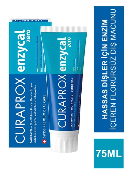 Curaprox Enzycal Zero Florürsüz Diş Macunu 75ml ürün görseli 1