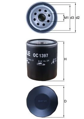 YAĞ FİLTRESİ BOXER-JUMPER-VIVARO C-ZAFIRA LIFE-P308-P508-P3008-P5008-EXPERT-JUMPY-C4-C5-TOYOTA PROACE 2.0 DW10 DTR-DTH-DTL BlueHDI-TDCI ürün görseli 1