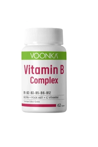 Voonka Vitamin B Complex 60 Tablet ürün görseli 1
