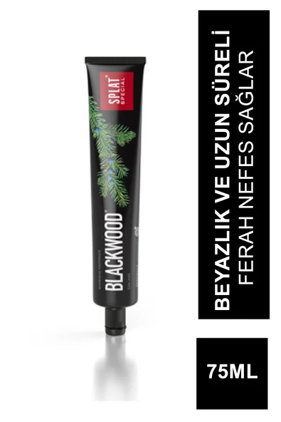 Splat Blackwood Diş Macunu Güçlü Beyazlatma 75 ml ürün görseli 1
