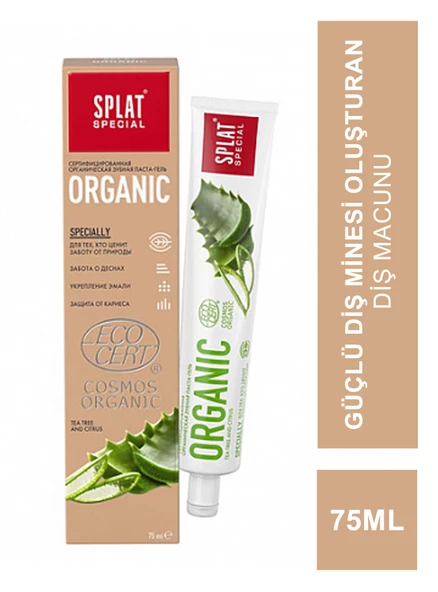 Splat Organic Aloe Vera Diş Macunu 75ml ürün görseli 1