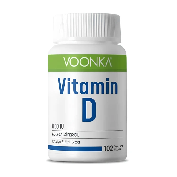 Voonka Vitamin D İçeren Takviye Edici Gıda 90 Kapsül ürün görseli 1