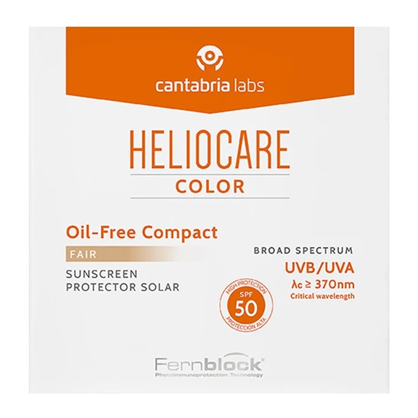 Heliocare Color SPF 50+ Oil Free Compact Yağsız Güneş Koruyucu 10 mlPearl ürün görseli 1