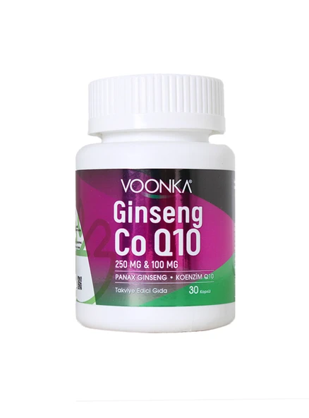 Voonka Ginseng Coenzyme Q10 30 Kapsül ürün görseli 1