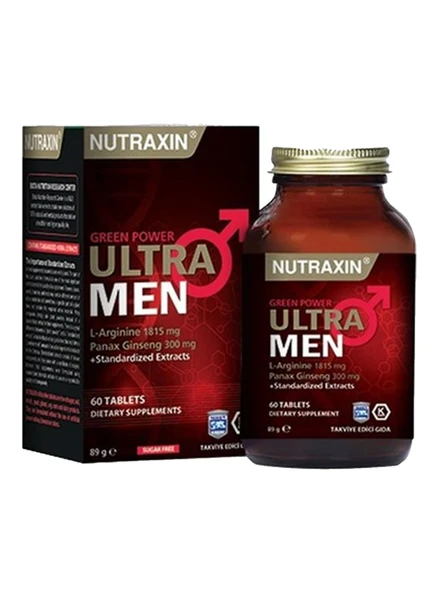 Nutraxin Ultra Men 60Tablet ürün görseli 1