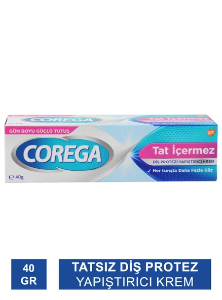 Corega Super Tat İçermez Diş Protezi Yapıştırıcı Krem40gr ürün görseli 1