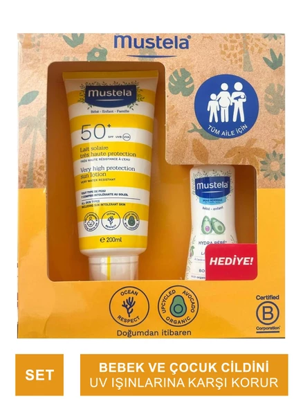 Mustela Very High Protection Sun Lotion Spf50 200ml ürün görseli 1