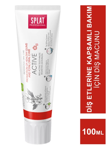 Splat Active Kapsamlı Bakım Diş Macunu 100 ml ürün görseli 1