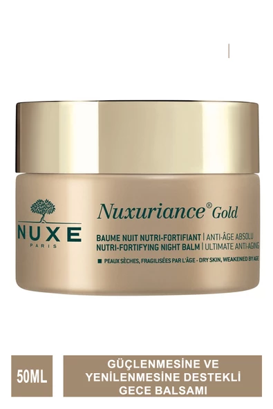 Nuxe Nuxuriance Gold Nutri Fortifying Night Balm Yaşlanma Karşıtı Gece Balsamı 50 ml ürün görseli 1