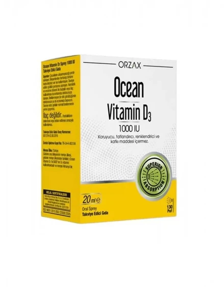 Ocean Vitamin D3 1000 IU50 ML Damla ürün görseli 1